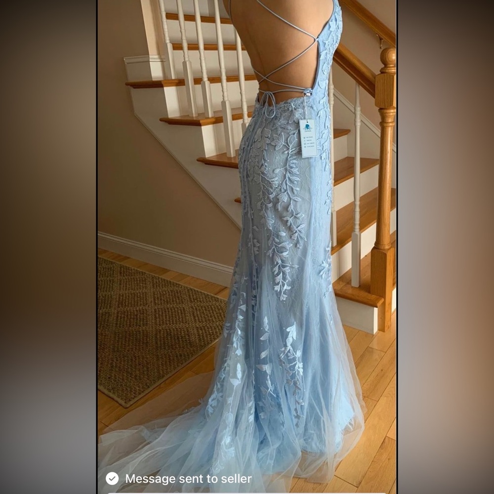 Light Blue Prom Dress